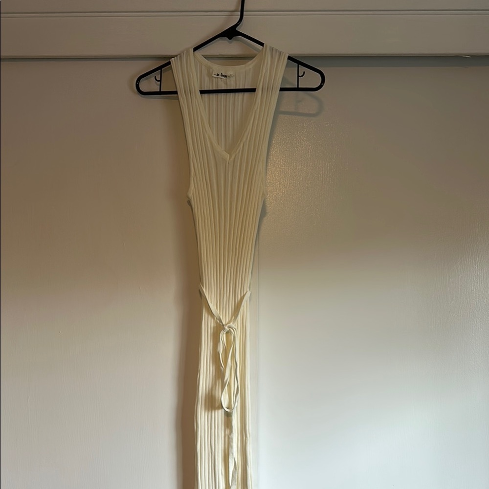 In Bloom Cream Maxi Dress